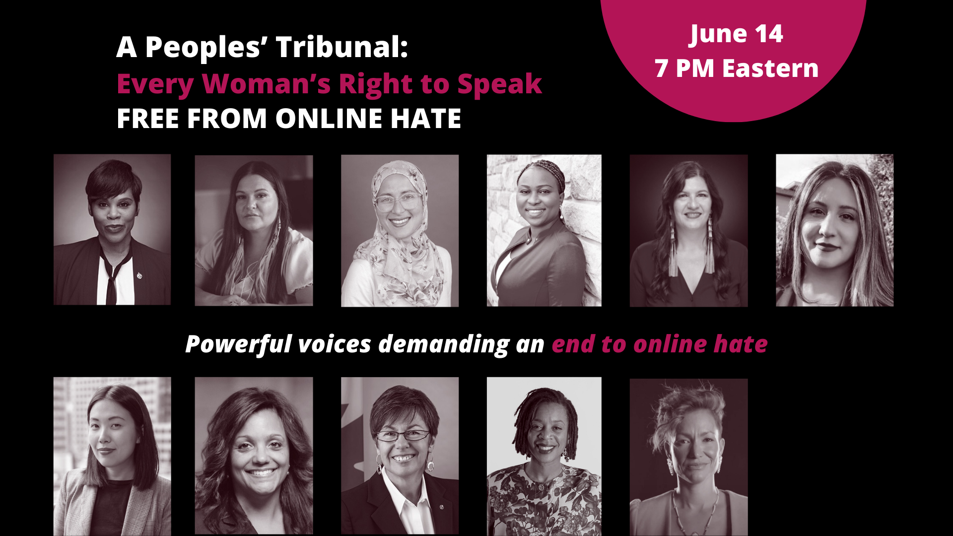 A Peoples’ Tribunal: Every Woman’s Right To Speak Free from Online Hate